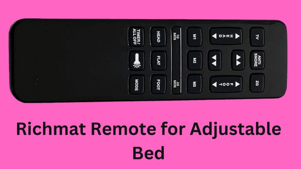 Richmat Adjustable Bed Remote
