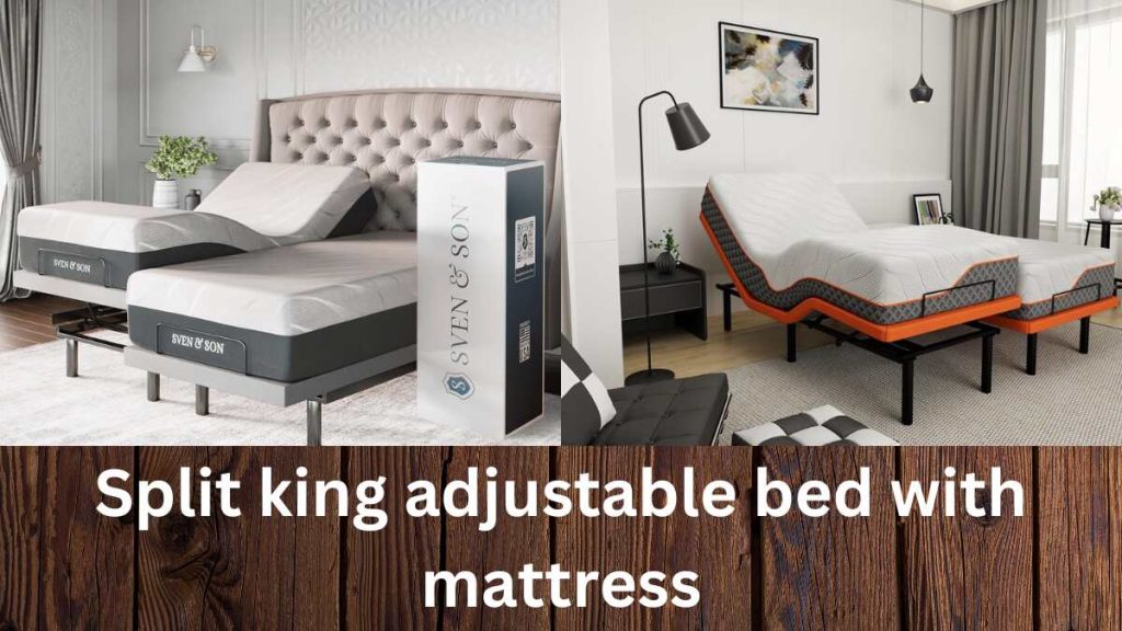 split king adjustable bed with mattress