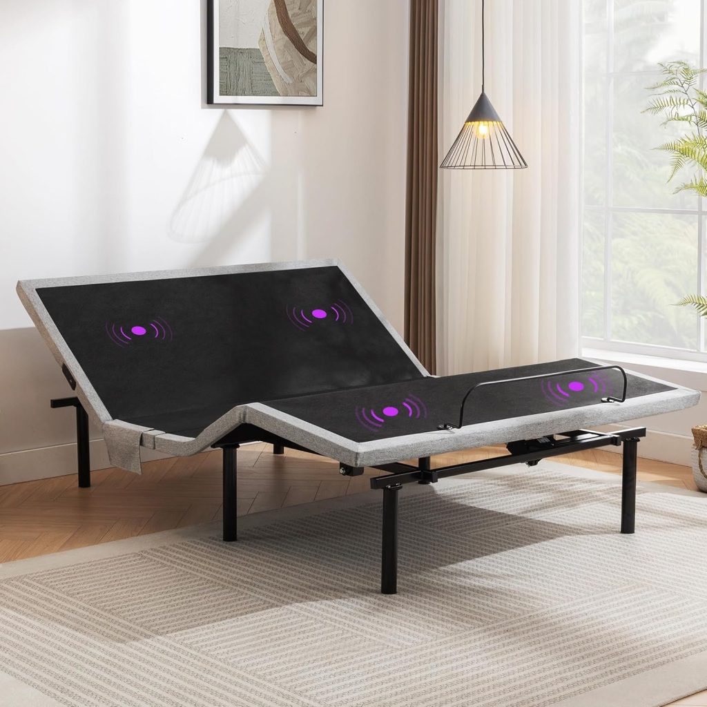 queen bed frames compatible with adjustable base