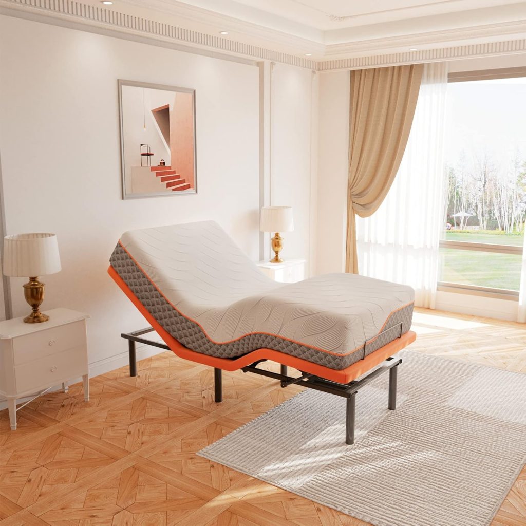 adjustable bed and mattress combo